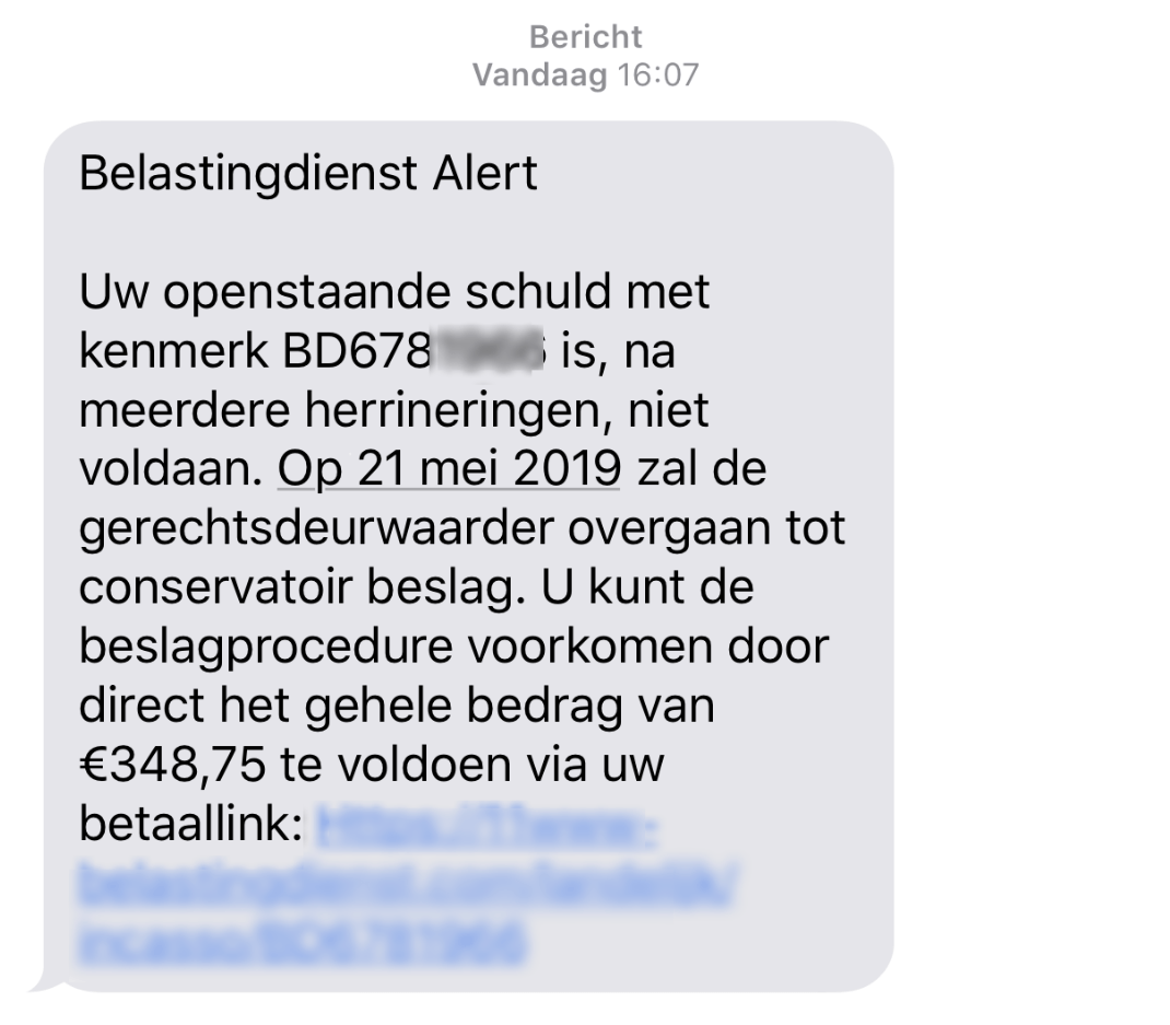 belastingdienstsmsvals