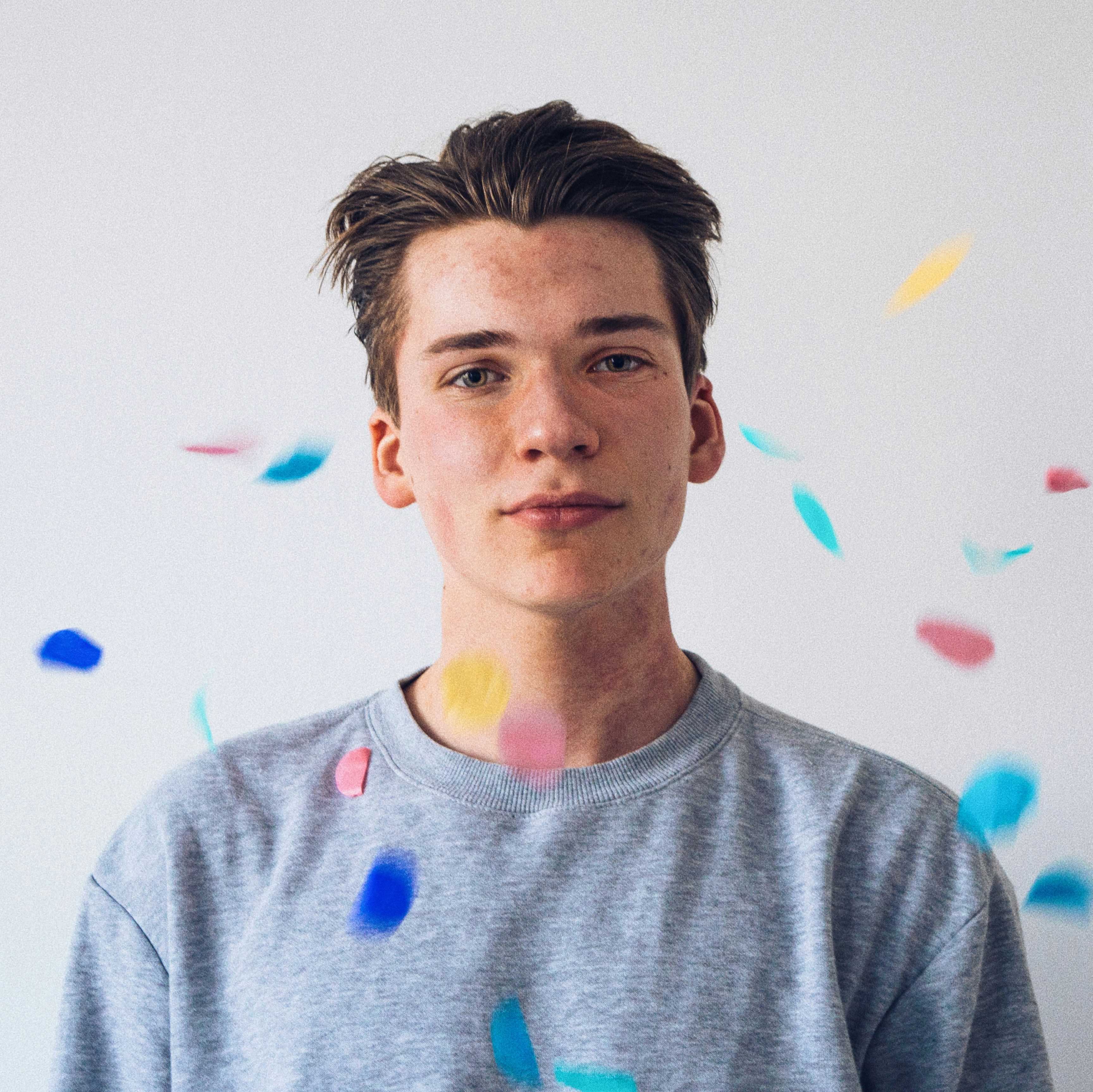 jongen confetti