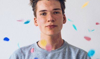 jongen confetti